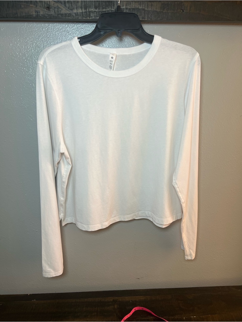 lululemon athletica White Long-Sleeve Crew Tee